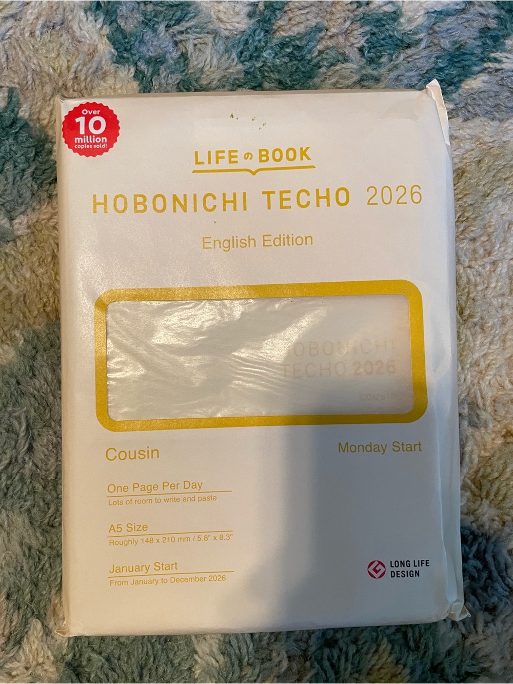 Hobonichi Techo 2026 Planner - English Edition A5 Cousin
